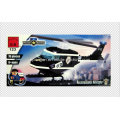 Police Series Designer Patrol Helicopter 76PCS Block Toys